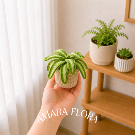 Crochet Spider Plants