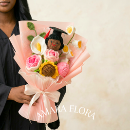 Handmade Graduation Gift - Black Hair