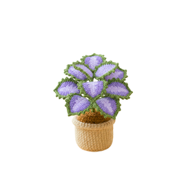 Crochet Coleus Plant - Purple