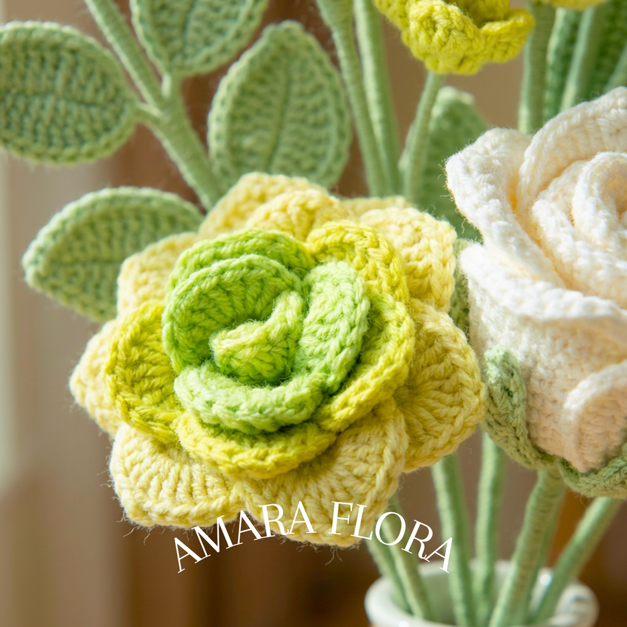 Flower Rose Bouquet – Tulips & Lilies - Green