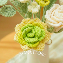 Flower Rose Bouquet – Tulips & Lilies - Green