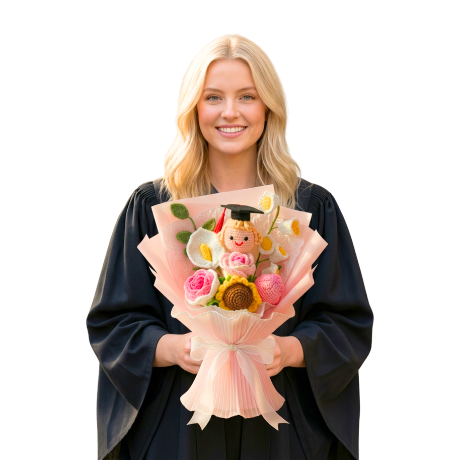 Handmade Graduation Gift - Blonde Hair