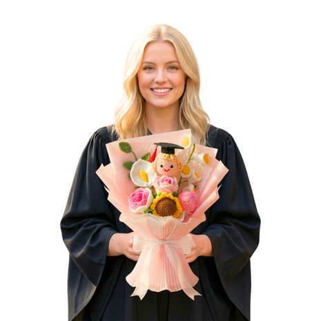 Handmade Graduation Gift - Blonde Hair