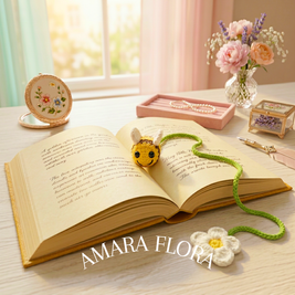 Cute Boho Bee Bookmark