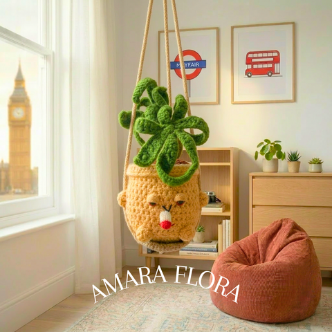 Crochet Marijuana Plant Hanging
