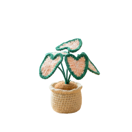 Crochet Caladium Plant
