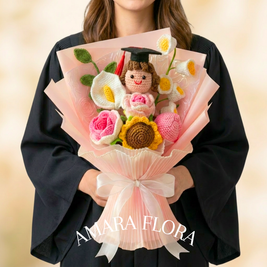Handmade Graduation Gift - Brunette Hair