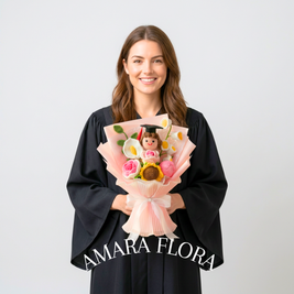Handmade Graduation Gift - Brunette Hair