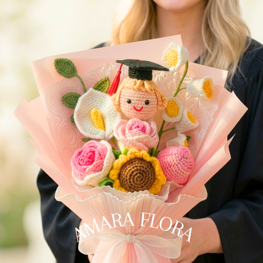 Handmade Graduation Gift - Blonde Hair