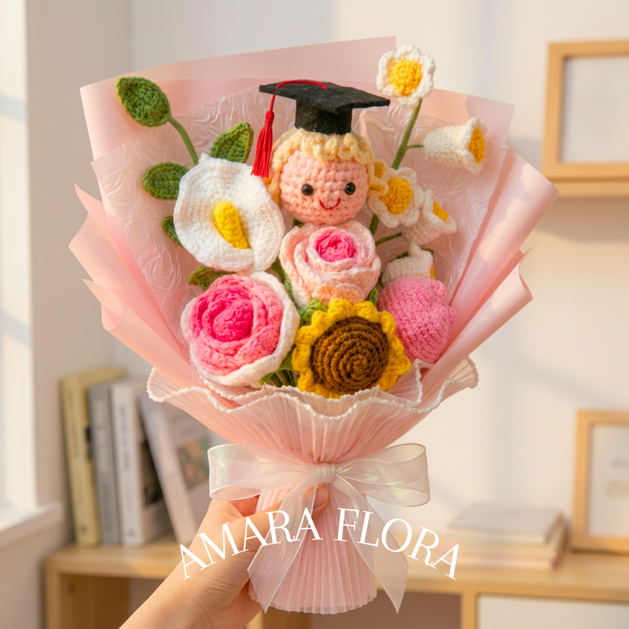 Handmade Graduation Gift - Blonde Hair