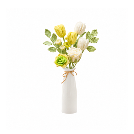 Flower Rose Bouquet – Tulips & Lilies - Green